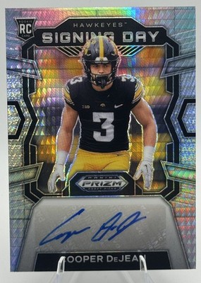 2024 Panini Prizm Draft Picks - Signing Day Cooper DeJean #SD-CDN Hyper Prizm