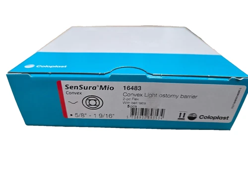 Coloplast SenSura Mio Convex Light Ostomy Barrier . 5 Pcs Per Box. 16483