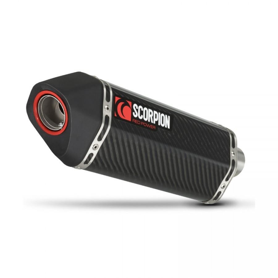Scorpion Exhaust Serket Slip-on Carbon Fibre Suzuki GSF 650 Bandit 2007-11