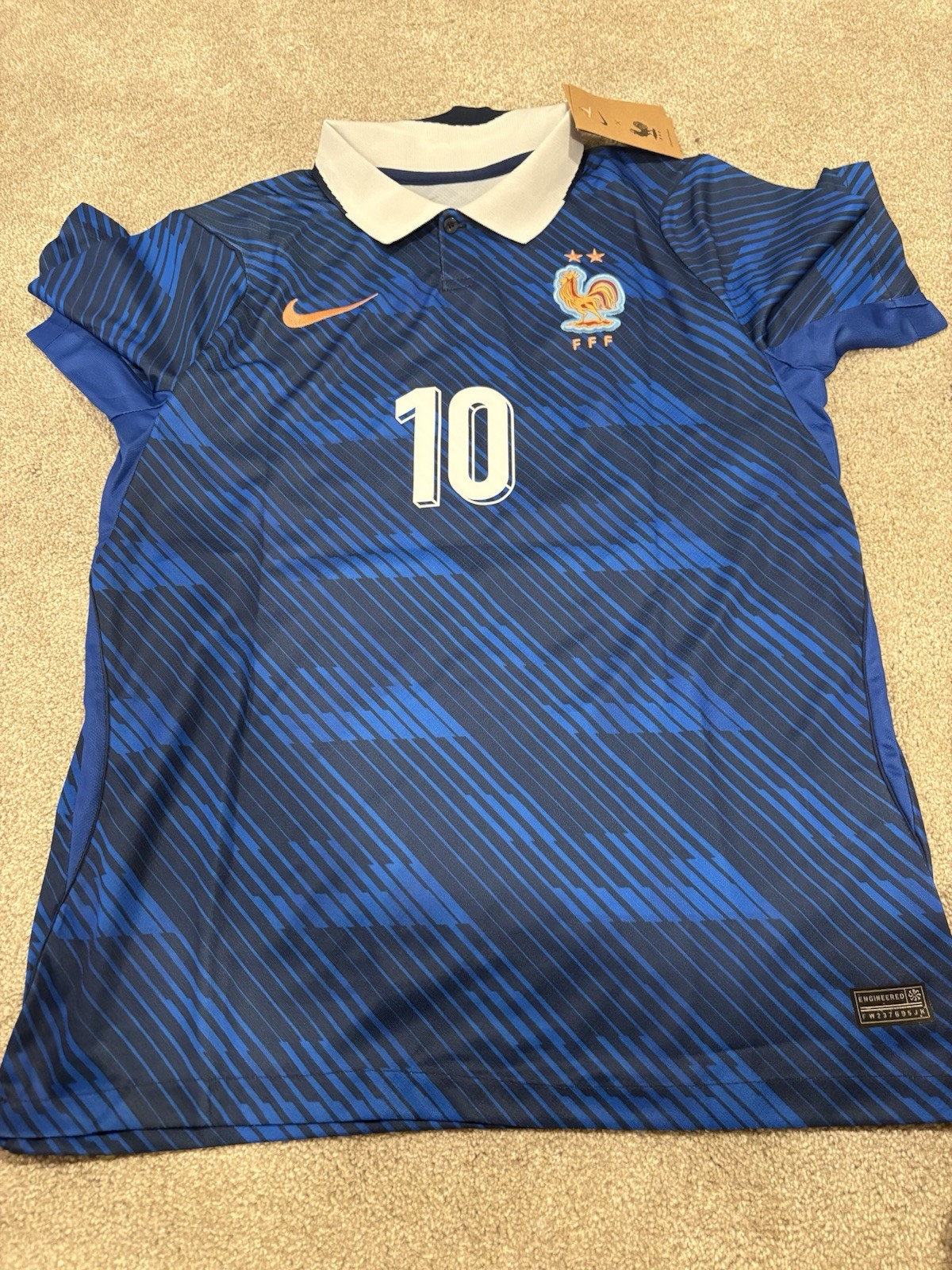 Nike France 2026 World Cup Home Jersey Mbappe #10 Blue xXL Slim Fit