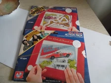 vintage Etch A Sketch lot 2 reusable fun screens 6 packs sports and dukes hazard