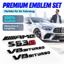 Für Mercedes S-Klasse S63S AMG V8BITURBO Fahrzeugaufkleber 4 Einheiten Design Für Mercedes S-Klasse S63S AMG V8BITURBO Fahrzeugaufkleber 4 Einheiten Design