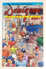 Doug Potter's DENIZENS OF DEEP CITY #1 Kitchen Sink 1988 F/VF 7.0 to VF- 7.5