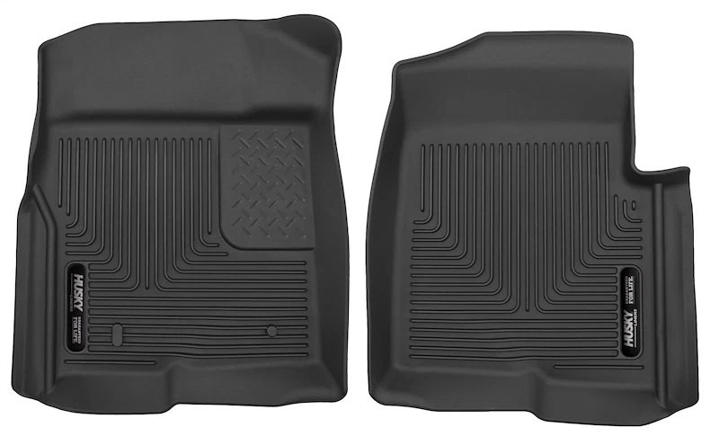 HuskyLiners Black X-ACT Contour Front Floor Liners Mats for 2009-2014 Ford F150 - Image 2 of 4