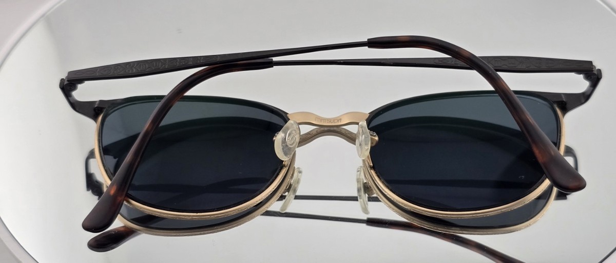 Matsuda 2830H Eyeglasses Matte Black + Gold 52[]19-145mm FRAMES