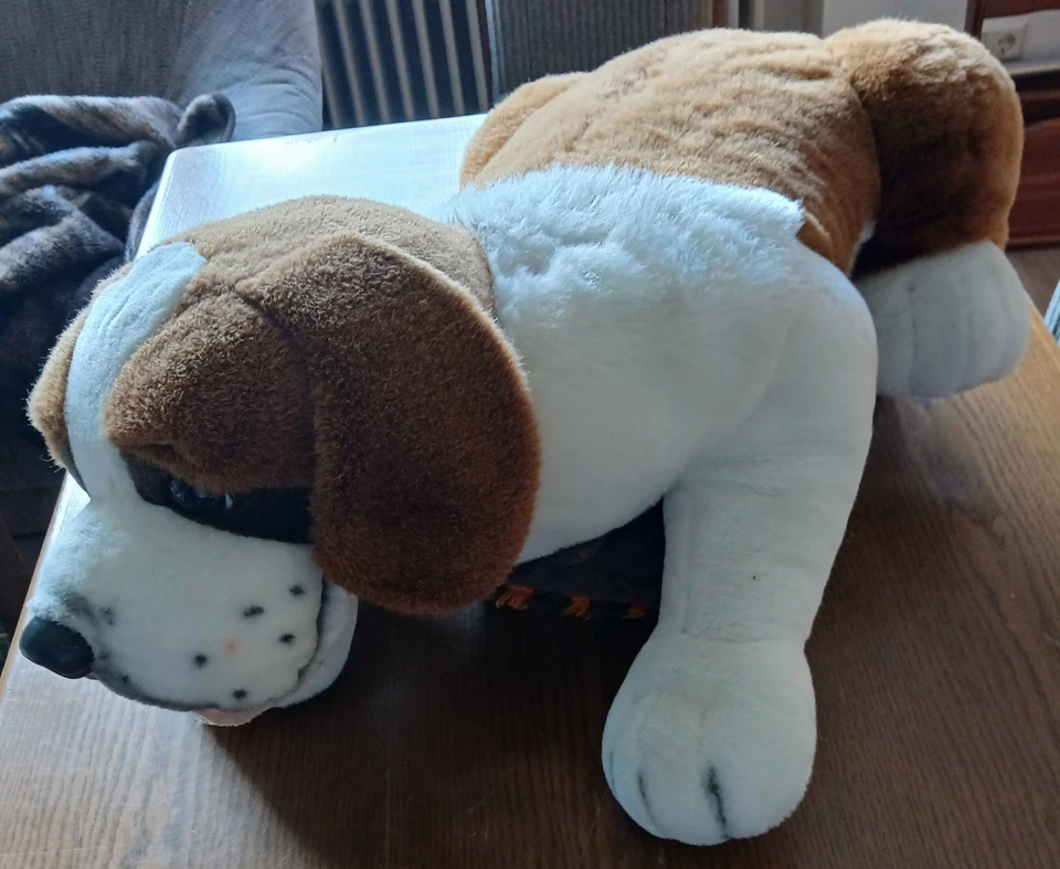 IKEA XXL Bernhardiner (Bernhard),   100 cm, Kuscheltier, Plüschtier, Stofftier. - Bild 3 von 3