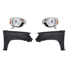For Toyota Tacoma 12-15 4-Piece Kit (Driver and Passenger Side Headlights,