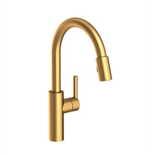 Newport Brass 1500-5103/10 East Linear Pull-down Kitchen Faucet Satin Bronze PVD