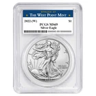 2022 (W) $1 1-oz American Silver Eagle PCGS MS69 West Point Label