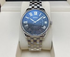Mido Black Roman Dial Baroncelli M024.407.11.053.00 Men's Watch Automatic 40mm