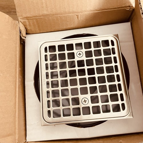Kohler Diseño Cuadrado Azulejo Ducha Drenaje Acabado K-9136-BN, Caja Abierta - Imagen 3 de 3