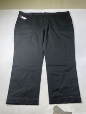 NWT Polo Ralph Lauren Black Chino Pants 50Bx30 Stretch Classic Fit Chino