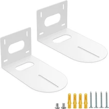 2 Pcs PTZ Camera Wall Mount Bracket Universal Metal Mount for Office Church