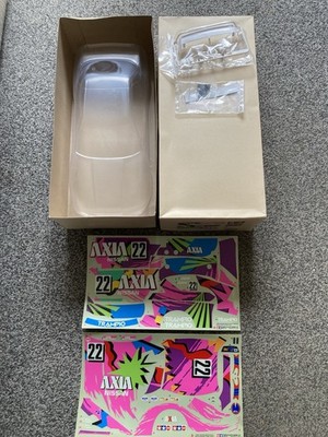 Neu Tamiya Vintage 58120 TA01 TA02 1992 AXIA SKYLINE GT-R R32 1/10 KAROSSERIETEILE