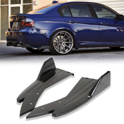 For E90 330i E93 E92 335i Rear Bumper Lip Diffuser Splitter Spoiler Glossy Black