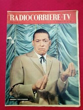 VECCHIE RIVISTE, Rivista Radio Corriere TV Henry Salvador, 19 - 25 Febbraio 1961