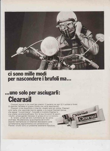 advertising Pubblicità brochure-CREMA BRUFOLI CLEARASIL 1971-PUBBLICITA VINTAGE - 第 1/1 張圖片