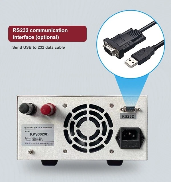 15V 30V 50A 60A 80A 100A Lab Adjustable DC Power Supply Variable With RS485/ 232 - Image 2 of 4