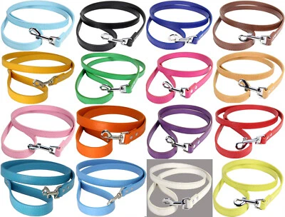 Vibrant Leather Dog Lead For Puppy, Dog Lead For Small, Medium & Large Pet Leash
