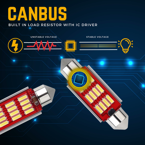 For Mazda Mx5 MK3 NC Mx-5 Led 12 Smd White Canbus Interior Courtesy Light Bulbs - Picture 7 of 12