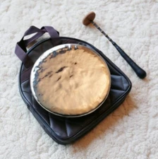 "KKWAENGGWARI" Korean Traditional Samulnori Brass Gong Musical Instrument