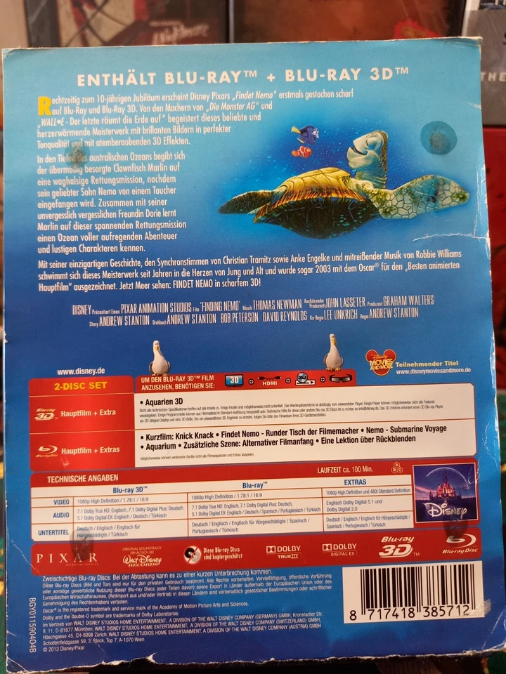 Finding Nemo - Findet Nemo / Limited SteelBook / PIXAR [3D + Blu-ray] - Bild 3 von 4