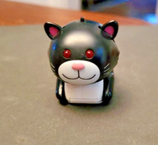 neopets 2002 tomy digital, interactive vintage mini black cat figure works