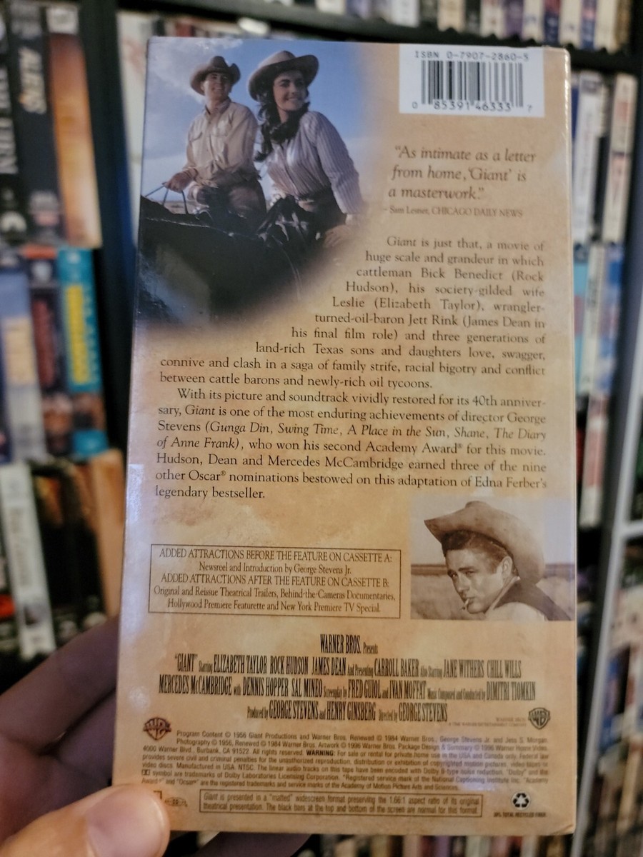Giant (VHS, 1956) for sale online | eBay