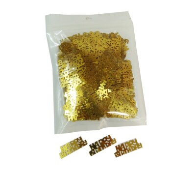 ParPix Coriandoli Glitterati A Forma Di Stella Per Decorazione Feste - Oro (circa 3500 Pezzi, Misure 3/6/10 Mm)
