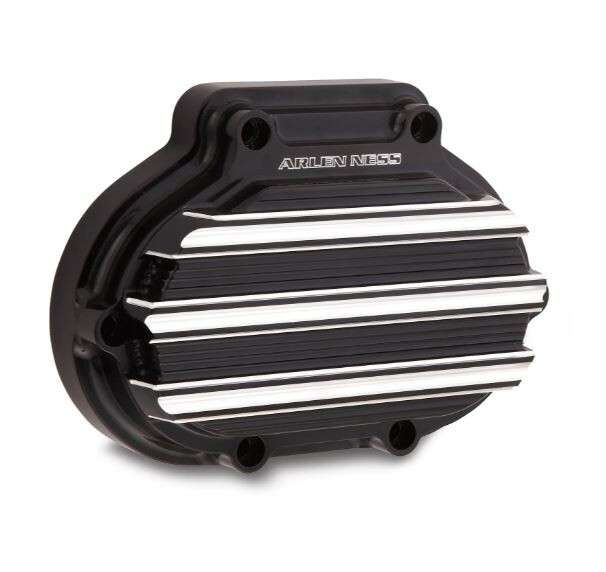 Arlen Ness 10-Gauge Transmission Side Cover Black for 2007-2017