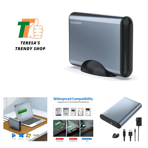 SAS to USB 3.0 Hard Drive Adapter,SAS/SATA Hard Drive Enclosure Reader Dockin...