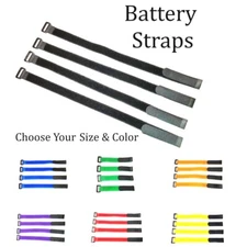 RCP Straps Battery Straps for RC and More Choose Size and Color