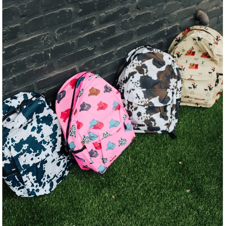 Mochila vintage con estampado de vaquero Foto 3 de 3