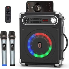 JYX Karaoke Machine with 2 Wireless Microphones Bluetooth Pa Speaker System™