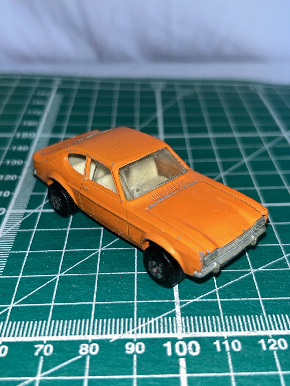 Matchbox 2022 1970 Ford Capri Die-Cast Car - Blue, 41/100 Series, Mint Condition Collectible - View #6