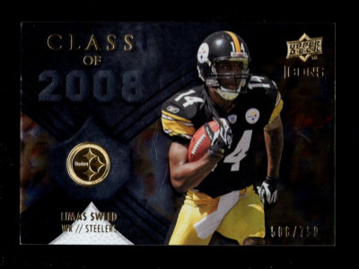2008 UPPER DECK ICONS CLASS OF 2008 CO24 LIMAS SWEED RC /750 STEELERS QTY