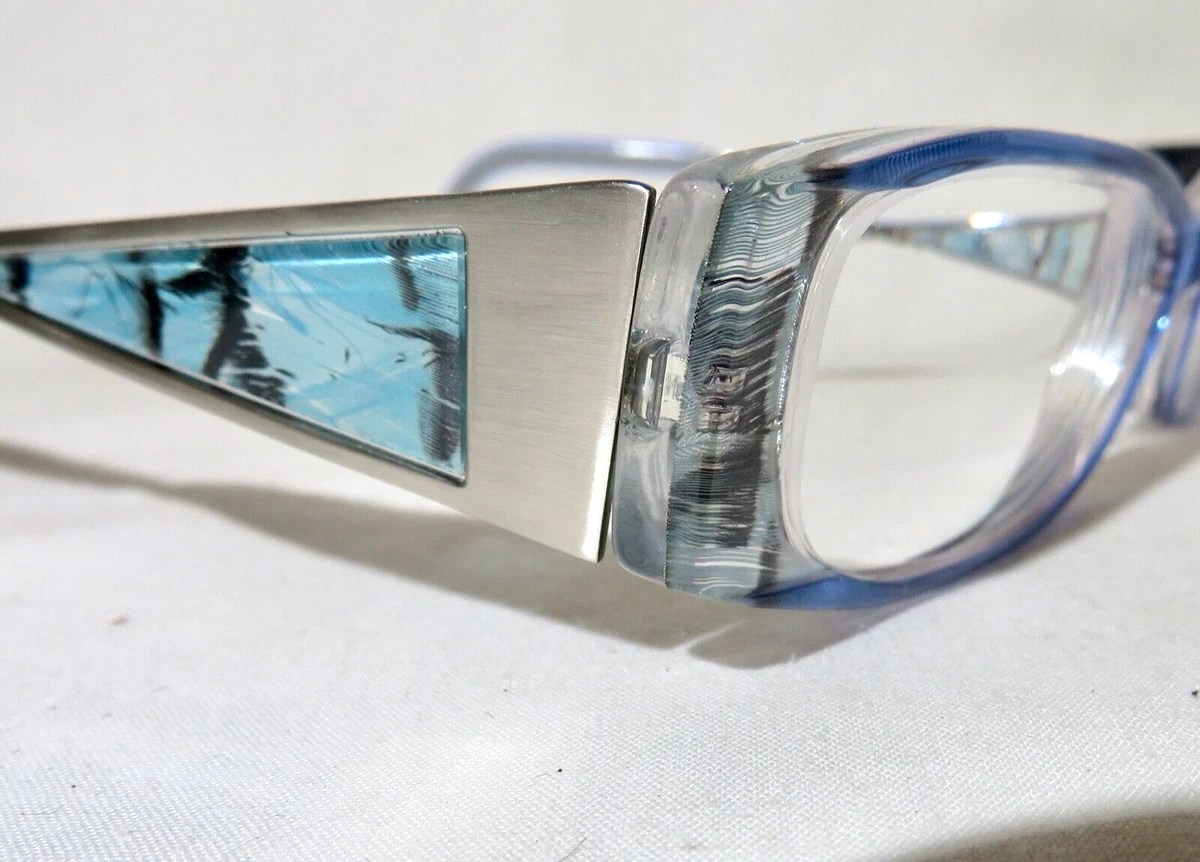 Ete Lunettes Gap Ara eyeglass frames Italy 51 15 135 real feathers eyewear