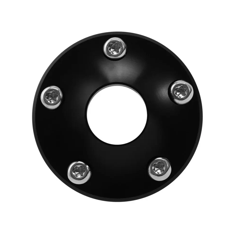 Motorcycle Dual Disc Front Wheel Hub Cap Cover Harley Touring Electra Glide 08+ - Imagem 3 de 3