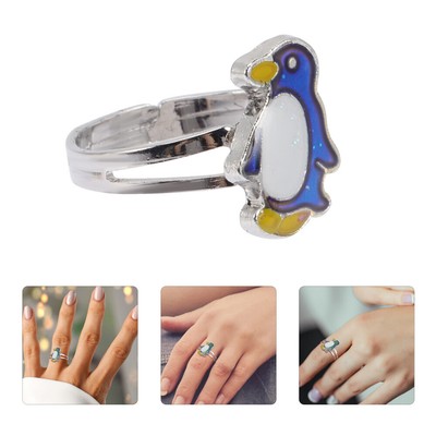  Thermochromer Ring Ringe Für Frauen Verstellbare Mädchen Fräulein