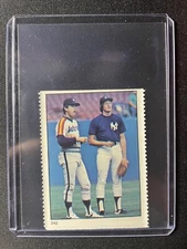 1982 Fleer Stamps Nolan Ryan/Ron Davis #242!!!