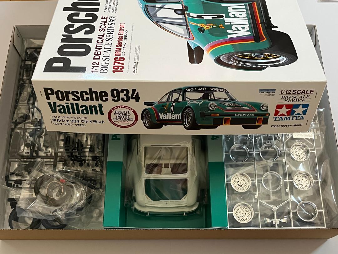 Tamiya 1/12 Porsche 934 Vaillant w/Etching parts Big Scale