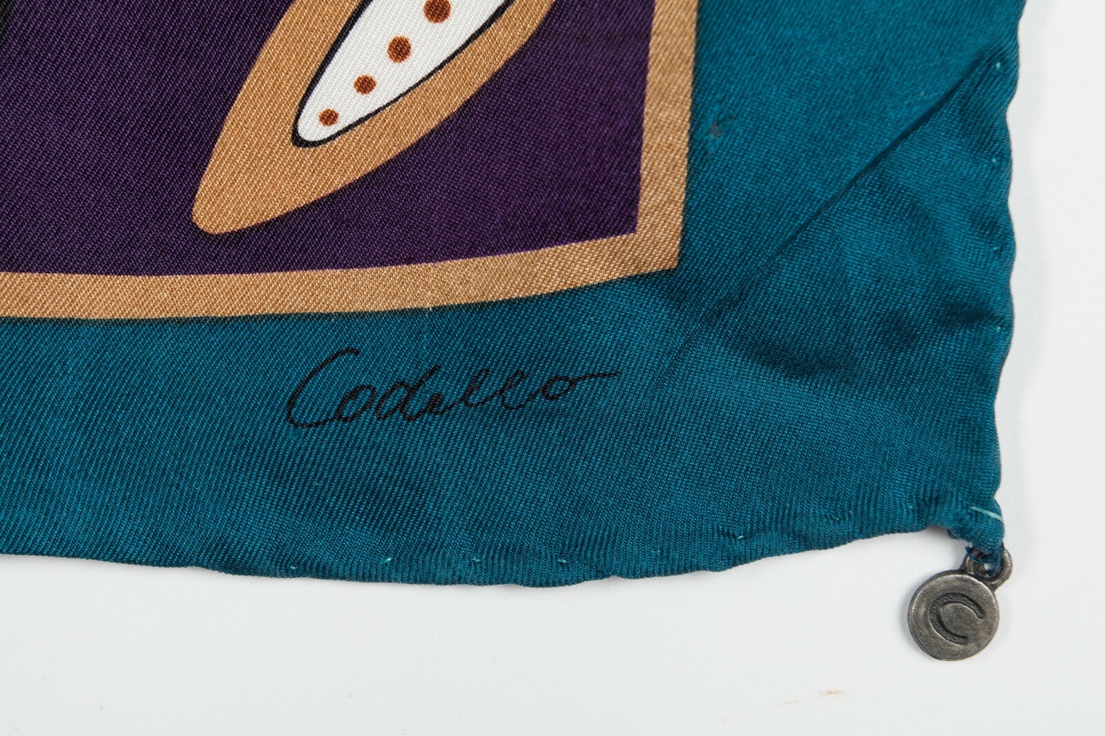 Authentic Scarf "Codello " / Authentic Silk Scarf - image 2