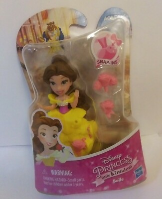 Disney Princess Little Kingdom Belle Snap-ins Hasbro Figure Beauty and the Beast