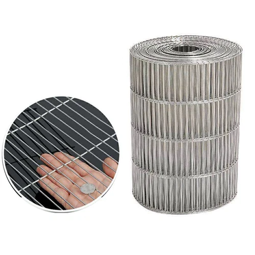 Galvanised Wire Mesh Metal Net Chicken Cage Aviary Fence Plant Net DIY By Meter - Picture 1 of 6