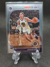 2019-20 Panini NBA Hoops Premium Stock 223 Jordan Poole RC Golden State Warriors