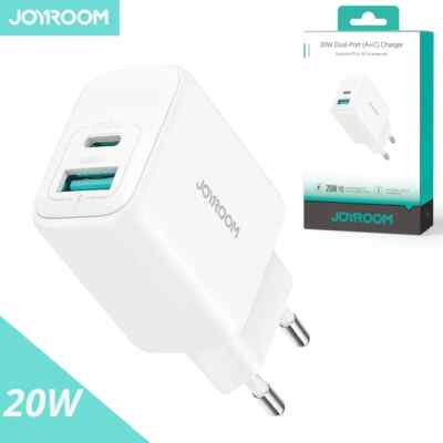 Wandladegerät Schnell Ladegerät Netzteil USB-C / USB-A 20W PD / QC 3.0 Joyroom