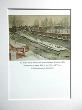 THE TIMBER CHUTE: WINTERSCENE, (FROM THE SERIES, A. Home) 1896