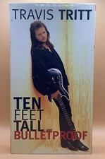 Travis Tritt - Ten Feet Tall and Bulletproof VHS 1994 Rare Country Music Video