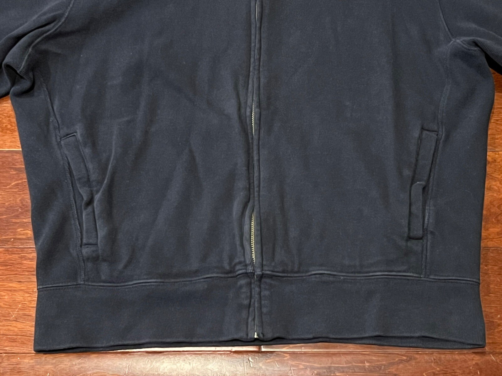 Maglione Polo Ralph Lauren Blu Rosso Pony Da Uomo Cerniera Media Pile 2 Tasche