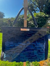 Tory Burch Satchel Degrade Holiday 2015 SMS Sample Nubuck Leather Rare Prototype
